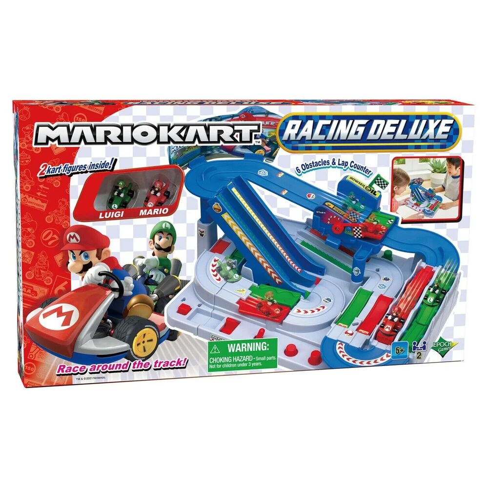 Nintendo x Epoch Games Mario Kart Racing Deluxe Obstacle Race Track